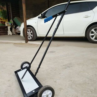 强磁重型地面道夫英寸手推磁力吸铁车除铁捡拾器废铁厂吸铁石