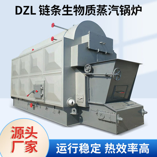 DZL_链条生物质蒸汽锅炉单锅筒纵置式水火管锅壳式锅炉工业用现货