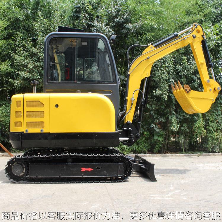 现货供应农用小型挖掘机1吨微型履带式果园挖沟抓木机工程挖土机