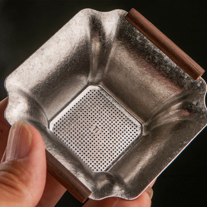 纯钛茶漏千孔茶滤滤茶器茶漏超细茶叶滤网茶隔公道杯滤网创意