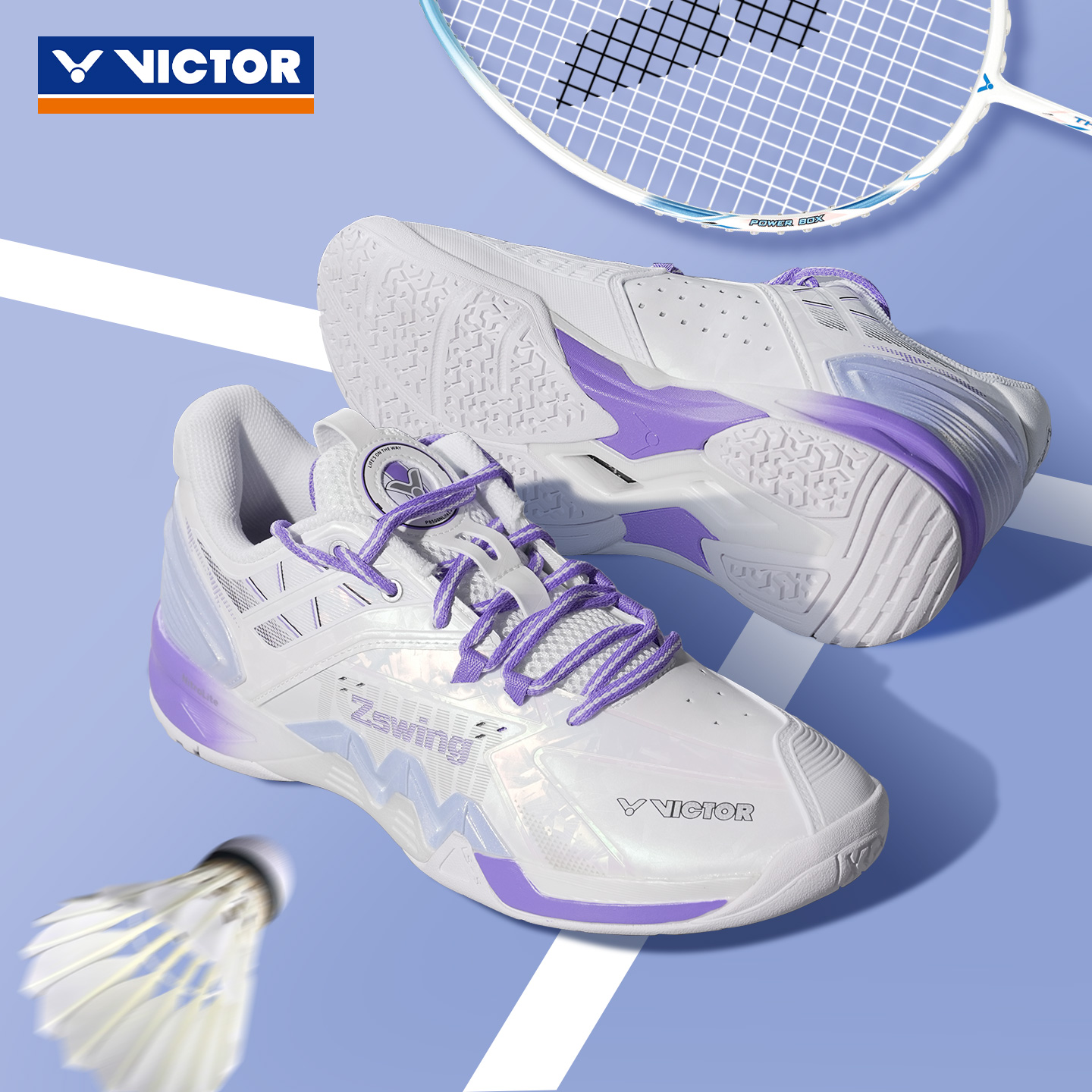 VICTOR胜利威克多羽毛球鞋防滑耐磨稳定郑思维黄雅琼同款P8500NL