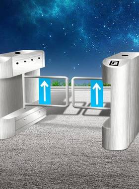 超市学校圆柱摆闸幼儿园翼闸门禁速通门人行通道闸机三辊闸