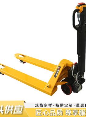 全电动液压搬运车升降叉车地牛托盘仓库手推车装卸运货车