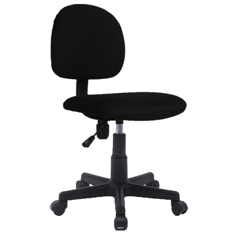 办公电脑椅升降职员椅子家用旋转无扶手靠背椅麻布学生宿舍椅