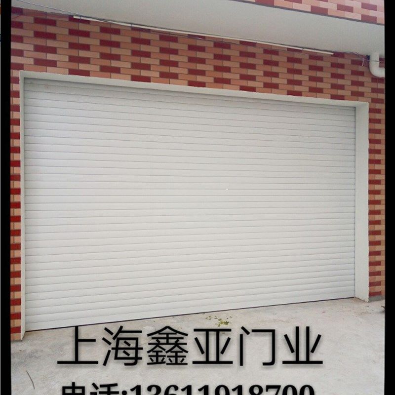 欧式铝合金卷帘门自动遥控升降门家用电动车库门防盗进户门定制