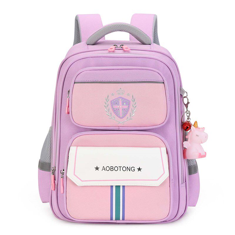 拉杆书包小学生女孩年级爬楼六轮减负护脊大容量儿童拖拉背包