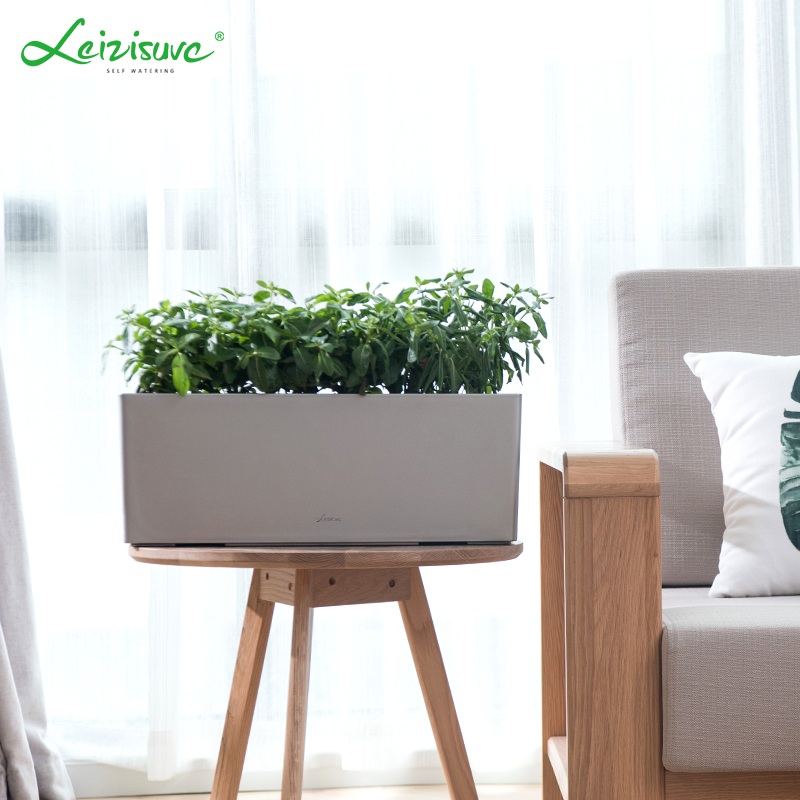 阳台挂花盆长方形长条花槽壁挂栏杆护栏悬挂花箱塑料种植箱自吸水