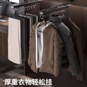 挂衣杆顶装 挂衣杆纵向内伸缩衣架衣通杆竖向横挂 抽拉式