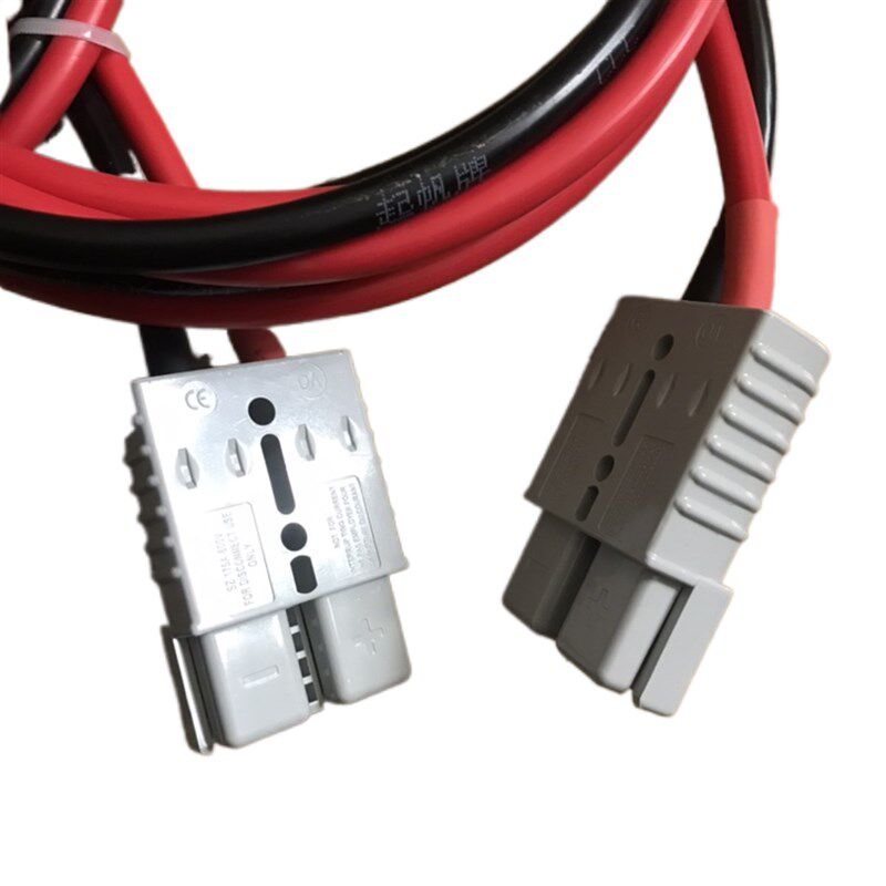 对接线电动叉车连接器电池连接头汽车绞盘快插安德森带线