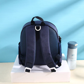 滨斯熊儿童书包卡通汽车幼儿园男孩书包防走失透气减负帆布逛街包