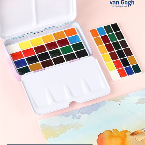 凡色色色梵学生美术生水粉绘画画工具装