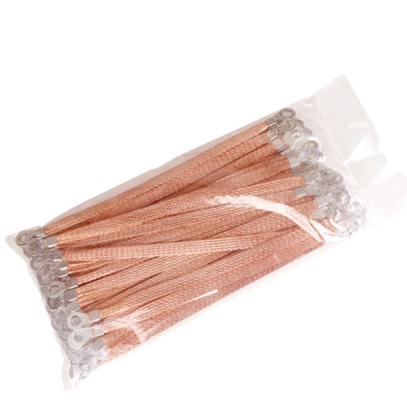 桥架接地线铜编织带铜扁线电箱门配电柜过门跨接连接线软铜线地线