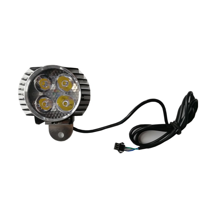 代驾车大灯带喇叭 折叠车电动车铝合金高亮大灯伏微单专用