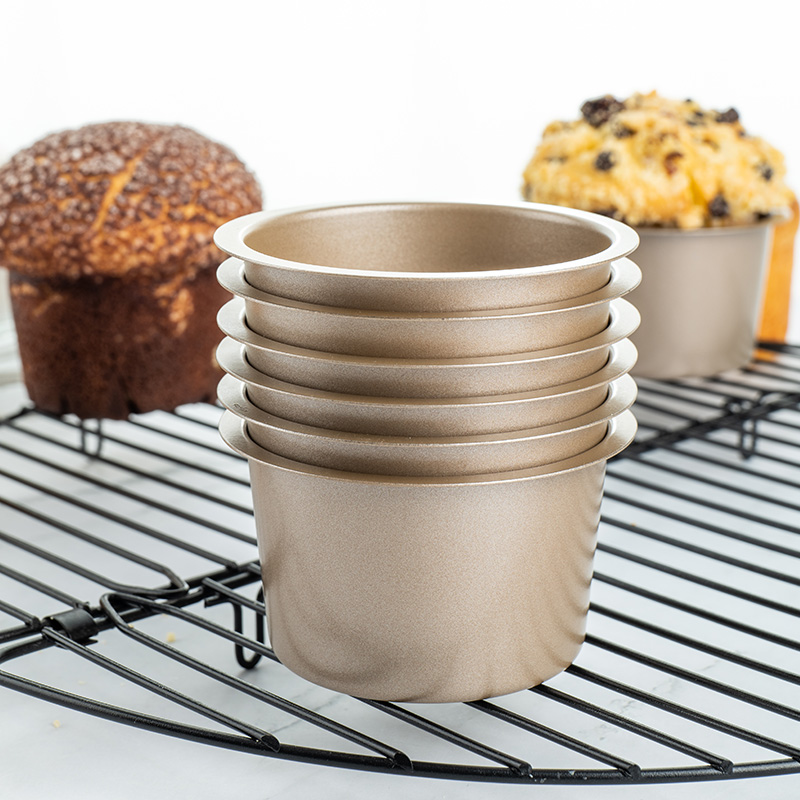 法焙客加高直身马芬杯模具杯子只装装玛芬蛋糕家用烘焙模具