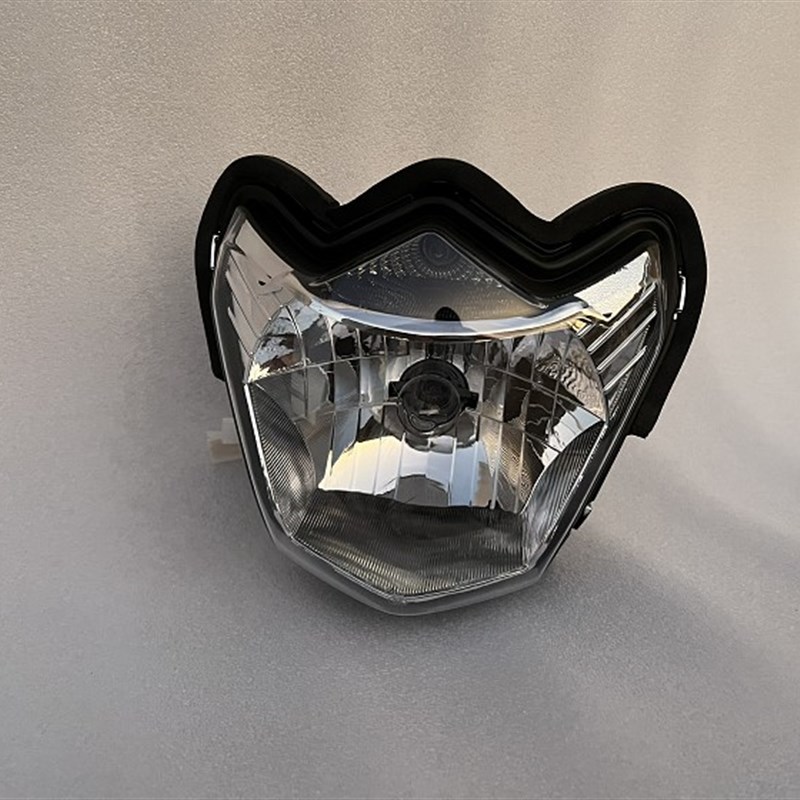 适用于轻骑摩托车配件 GR Fi QS150-5大灯总成 前大灯罩 导流罩