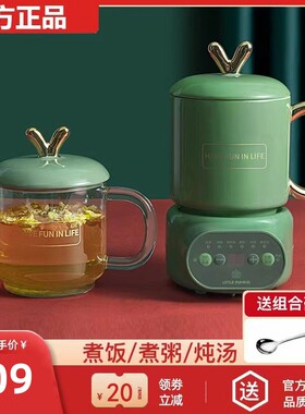南瓜小炖煮一体养生壶水炖杯办公室硼硅煮茶器一用