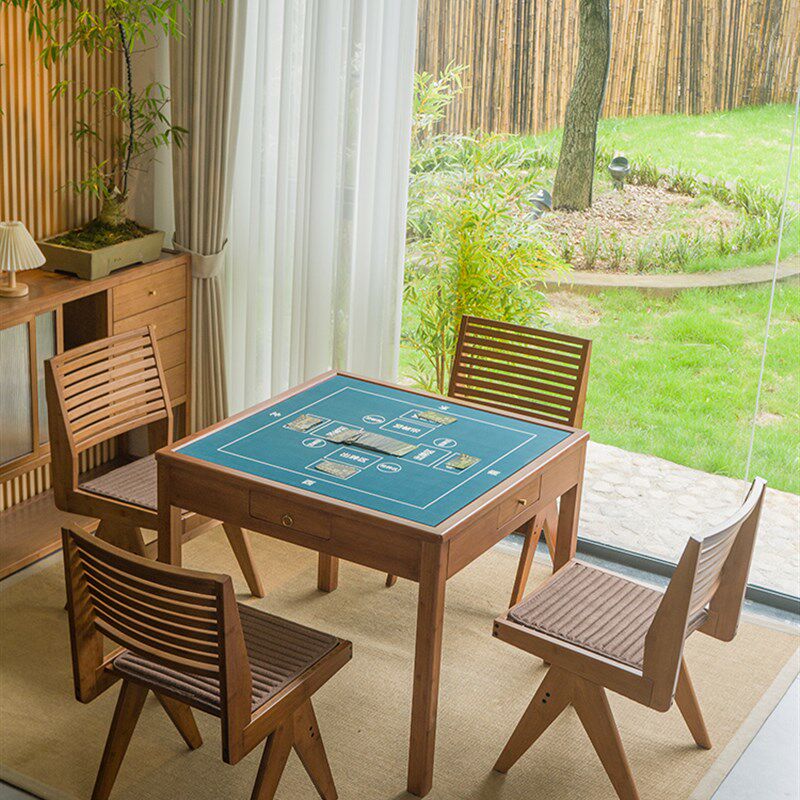祥福新型中家居方桌蛋桌手磨棋牌桌打牌桌茶几方桌饭桌