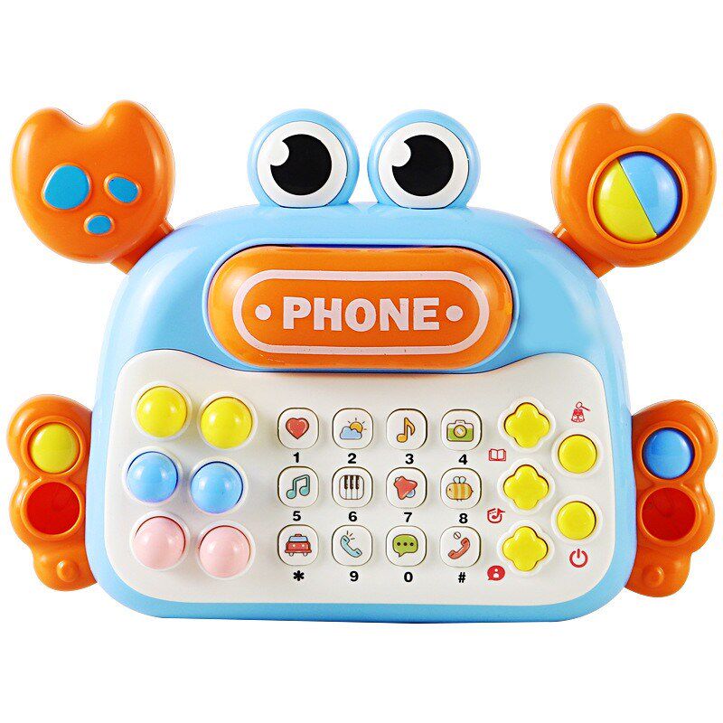 儿童电话婴幼儿宝宝手益智早教女孩男按键发声音乐