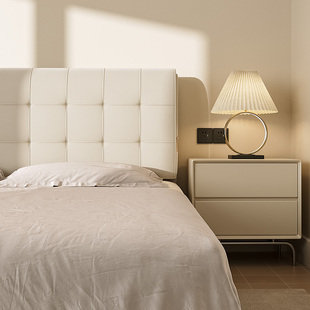 【悉屋】奶油风床头靠垫榻榻米靠背氛围感卧室床头软包定制可拆洗