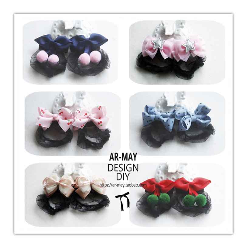 宝宝儿童发饰女童跳舞发网舞蹈盘发网兜演出女孩头饰小学生发夹