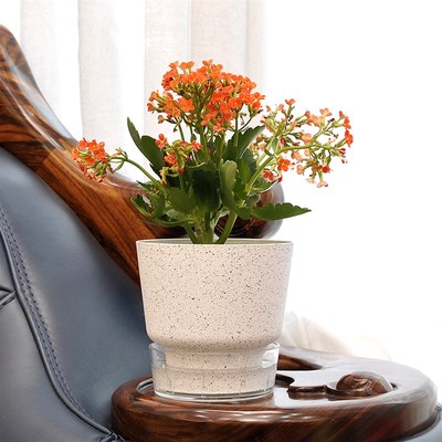 新款免浇水花盆自吸水懒人高档绿萝月季耐用塑料花盆