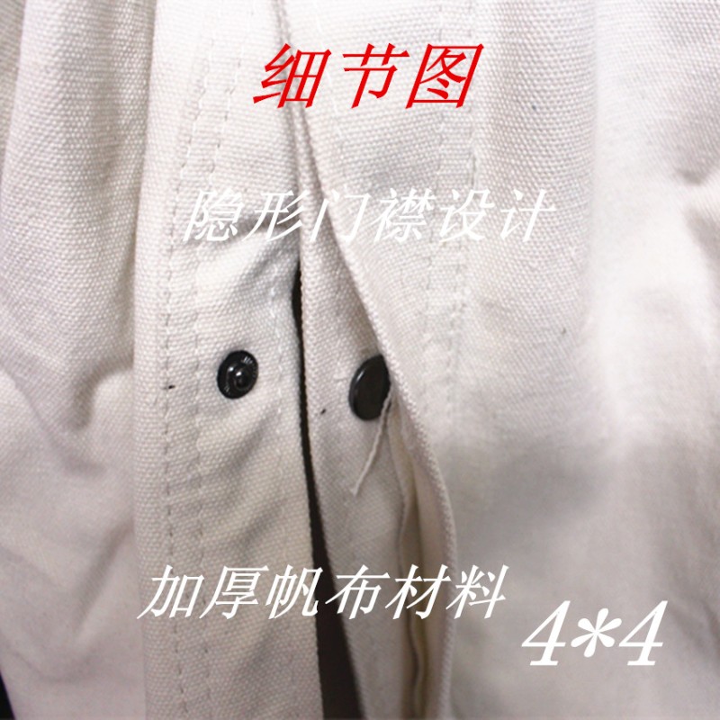 喷砂服 帆布4*4加厚涂装工作服连帽上衣均码分体喷砂防护服打砂衣