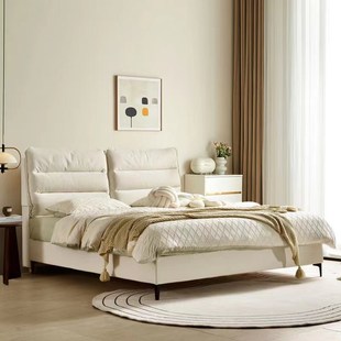 岳茉布艺床上靠枕大靠背榻榻米床头软包护腰靠垫可拆洗大头枕靠背