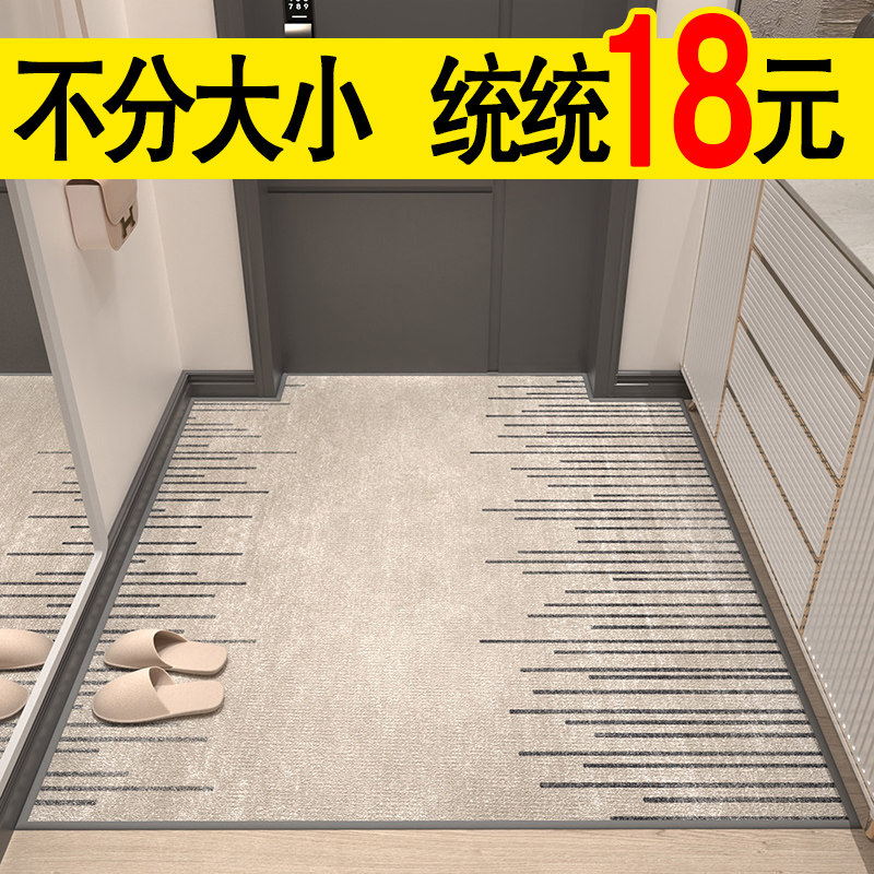 门口地垫进门入户门垫脚垫耐脏防滑家用垫蹭土除尘入门户垫地毯子
