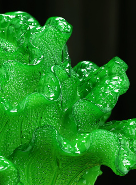 八方来财金蟾白菜摆件招财客厅酒柜前台聚财装饰品店铺开业礼物