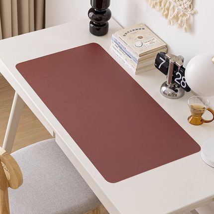办公桌垫皮质大号鼠标垫学生儿童写字台垫书桌笔记本电脑键盘垫