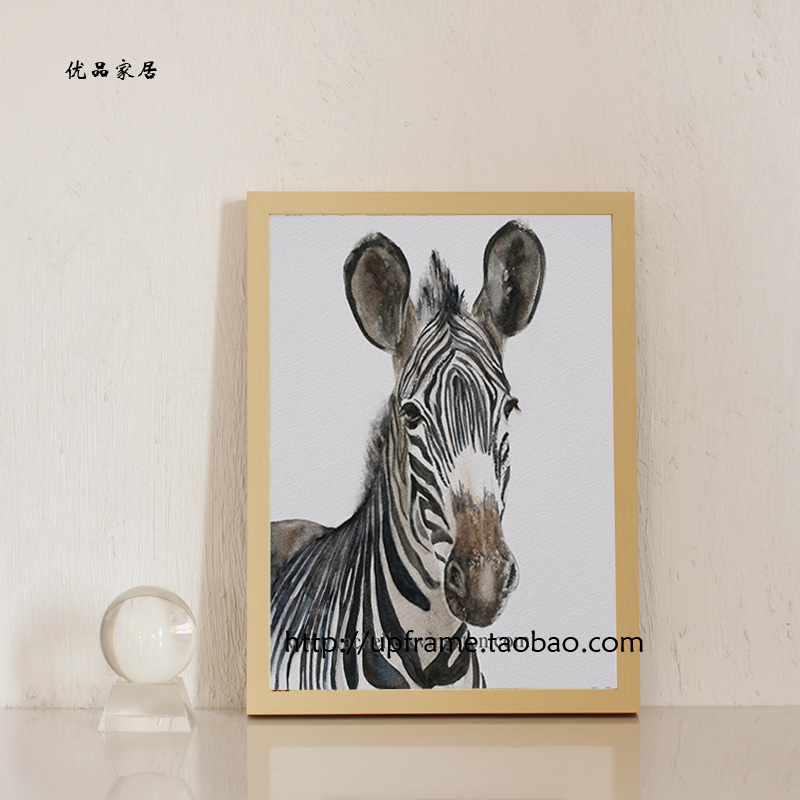 简约木质拼图框裱框300 500 1000片相框画框海报框定制