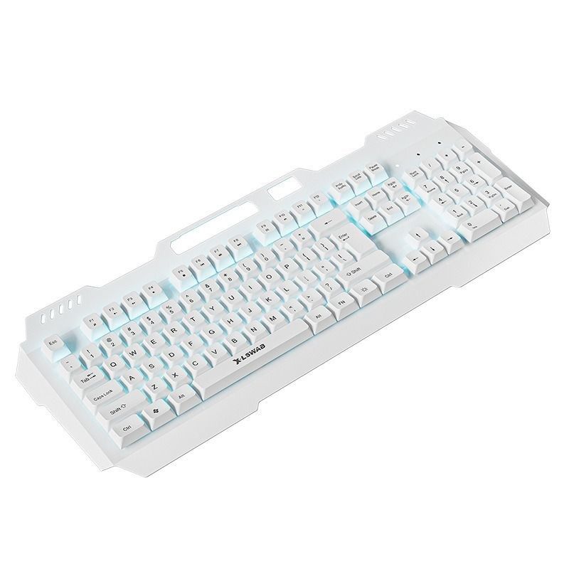 炫光械手感电竞游戏电脑笔记本线金属背光键盘