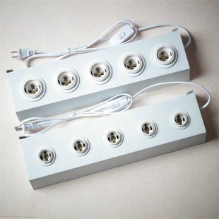 门市灯泡试灯台展示灯座展览架光源测试灯头试电灯坐