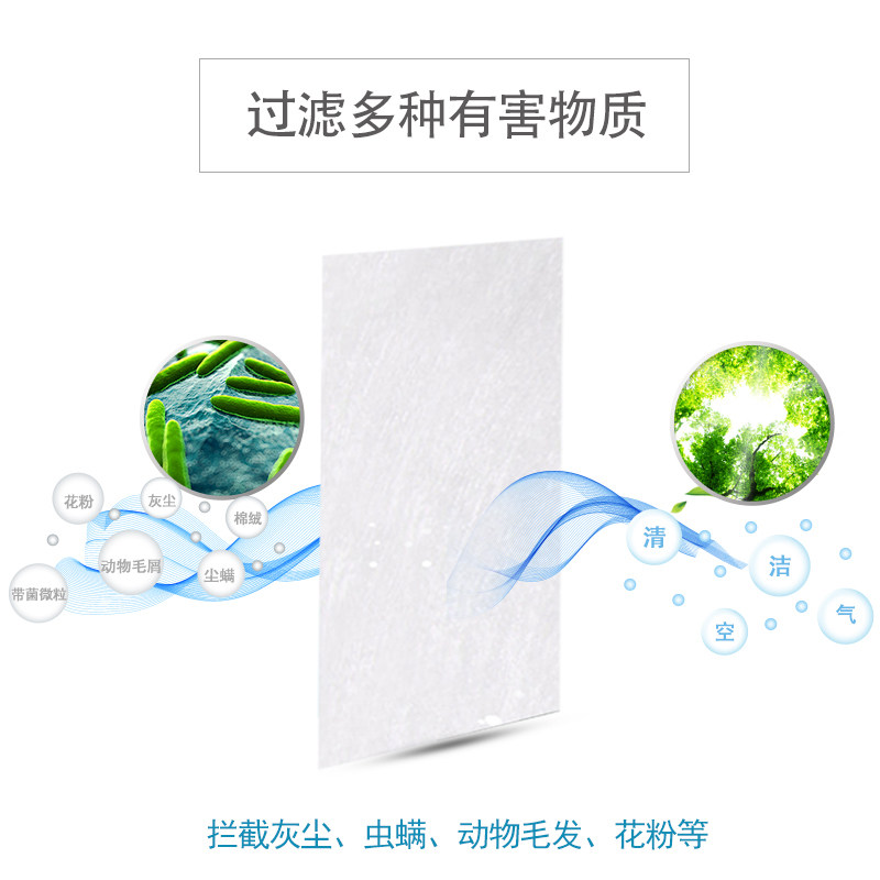 多用静电棉网 新风机风口网 窗户纱窗防尘网 净化器预处理网