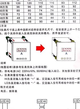 变频器模拟量转速表Mmin转分表传感器专用数字显示仪表