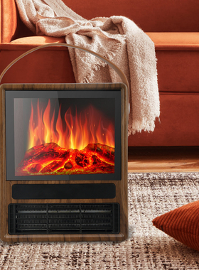 暖冬生活节荣芝ONO欧式壁炉取暖器d仿真火焰暖风家用