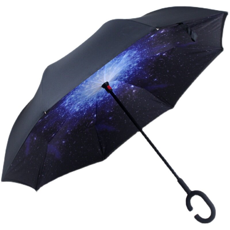 雨伞全自动反向伞站立长柄伞大号防滑耐用加固厚抗风暴晴雨两用