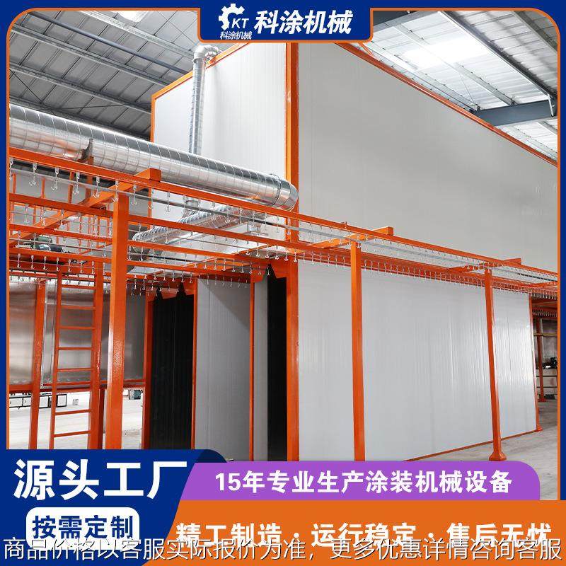 用于五金工件金属家具货架工艺品全自动静电粉末涂装喷塑生产线,机械设备,涂装设备,淘宝优惠券,粉丝福利购,淘宝优惠卷