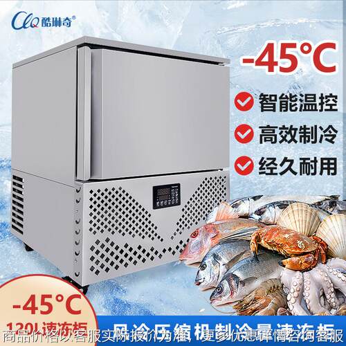 低温小型薯条速冻柜 披萨面皮蛋挞4盘氟利昂极速冷冻速冻机