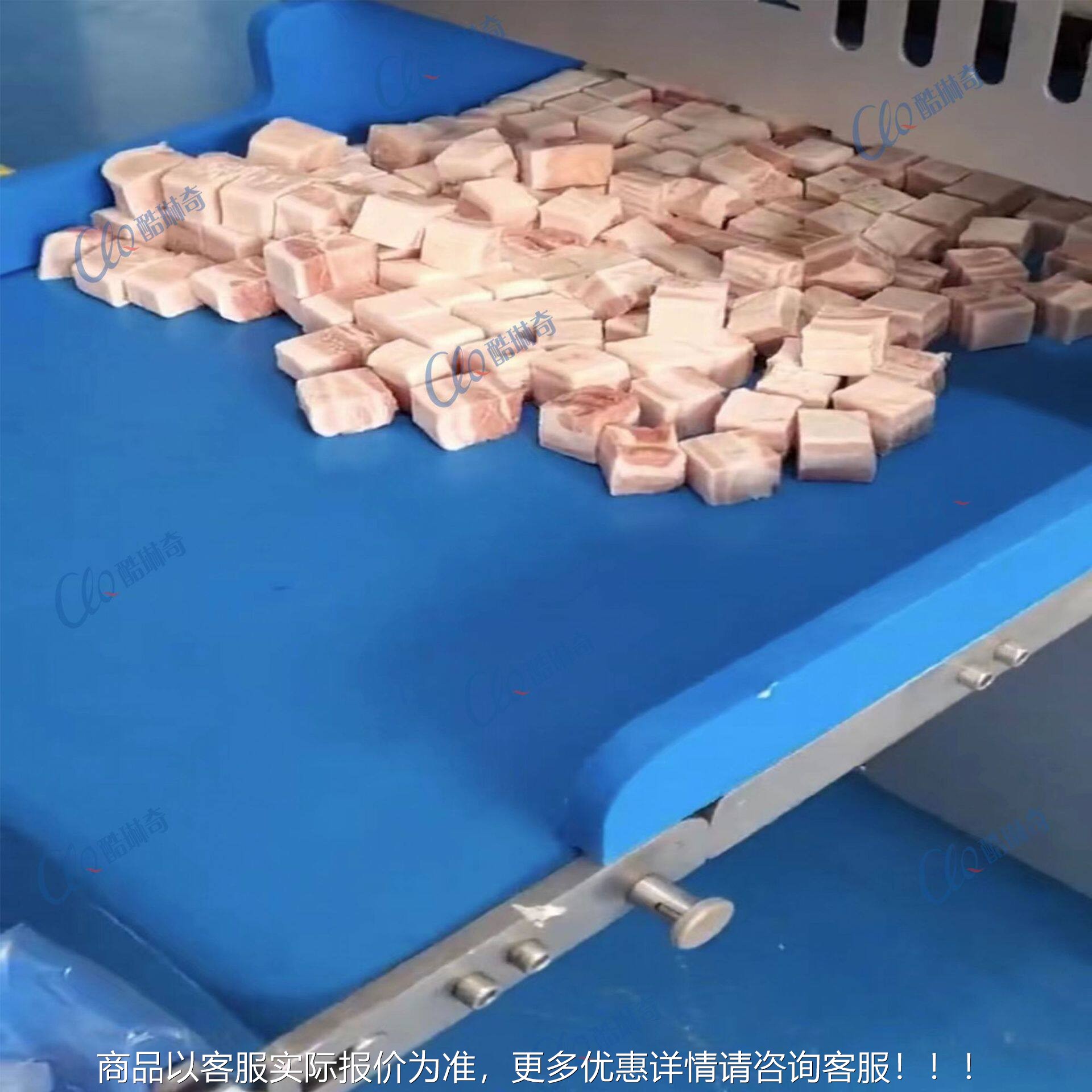 蒙古耗内牛肉厚条机 牛腱肉肉干切长条厚切片MAGA-102机切 长肉片