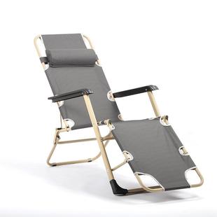 休闲户外圆管方管两用椅办公室躺椅折叠床加宽收纳简便日常平躺椅