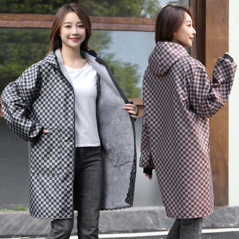 2024新款围裙韩版时尚女士加绒加厚保暖秋冬罩衣大人工作上班,农机/农具/农膜,其它农用工具,淘宝优惠券,粉丝福利购,淘宝优惠卷