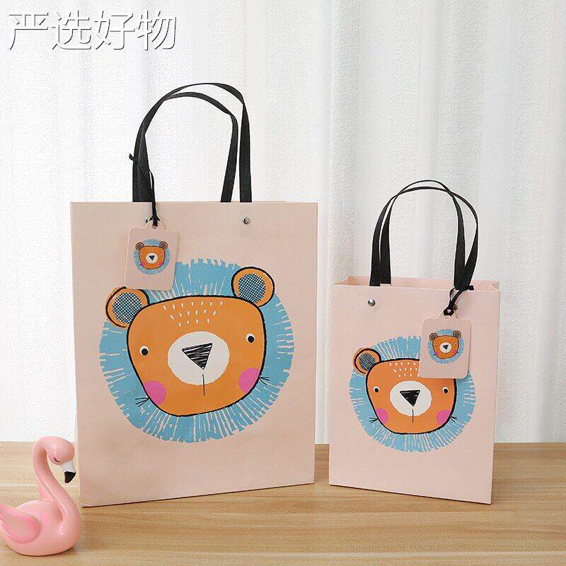 【全国包邮】卡通礼品袋钉儿童节零食包纸铆厚幼儿园可爱的生日袋