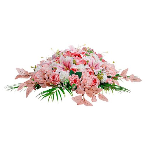 酒店大圆桌中间摆客厅大型餐桌装饰仿真会议室演讲台桌面摆设