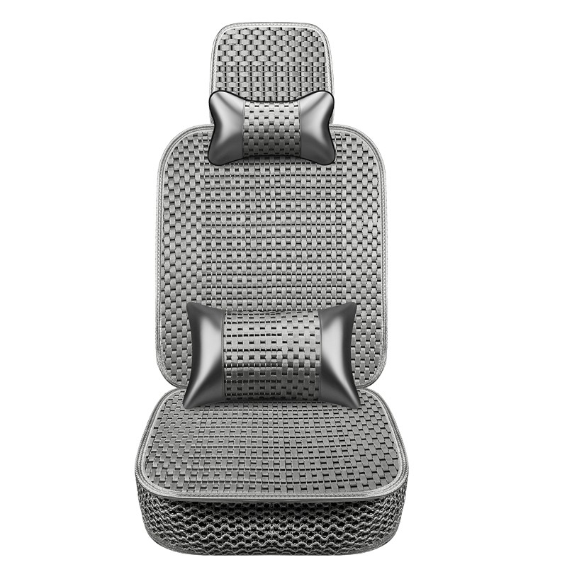 四季亚麻透气坐垫前排负正副驾驶位全包汽车座单个片张通用新