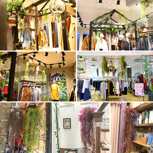 客厅绿植仿真墙面装 饰品创意奶茶店玄关墙壁上房间卧室内挂件