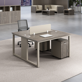 职员屏风卡位办公桌椅现代二四八人工位办公室财务桌子