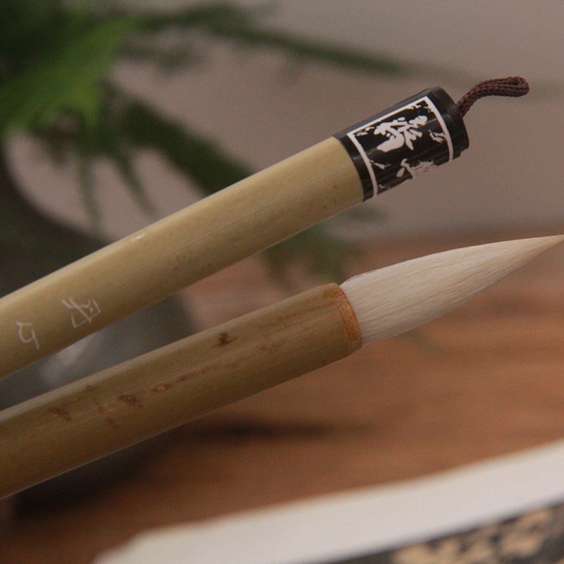 新兴斋毛笔羊毫偏软学生入门级初学中楷书法临摹特制丹心