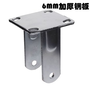 寸寸寸寸重型万向脚轮支架 转向角轮刹车轮光铁架子 胶轮底座