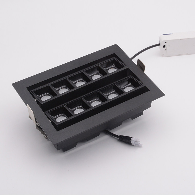 LD格栅灯线条灯无灯暗装多眼嵌入式客厅定制孔长条五头,家装灯饰光源,格栅灯,淘宝优惠券,粉丝福利购,淘宝优惠卷